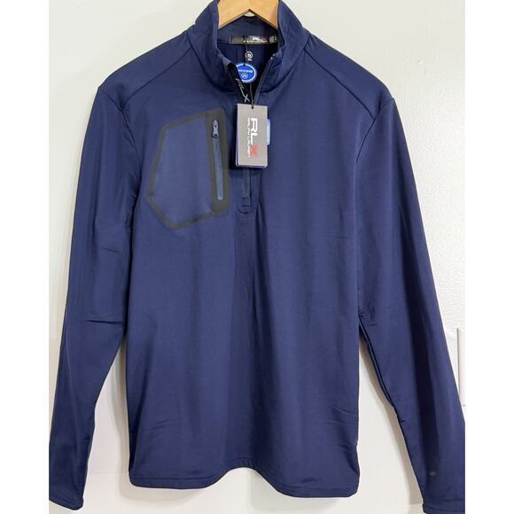 RLX Ralph Lauren Other - New RLX Ralph Lauren Wicking Performance Jersey Running 1/4 Zip Pullover Shirt S